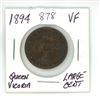 Image 1 : 1894 Canada Queen Victoria Large Cent