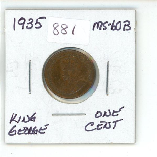 1935 Canada High Grade One Cent
