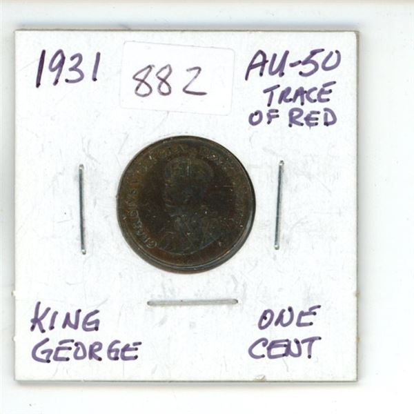 1931 Canada King George One Cent