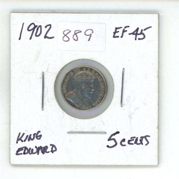 1902 Canada Five Cents