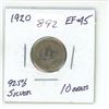 Image 1 : 1920 Canada King George 10 Cents