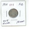 Image 1 : 1901 Canada Queen Victoria 10 Cents