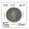 Image 1 : 1872 Canada Queen Victoria 50 Cents