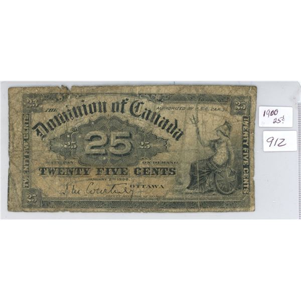 1900 25-Cent Shinplaster