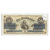 Image 1 : 1862 Confederate States of America 50 Dollar Bill