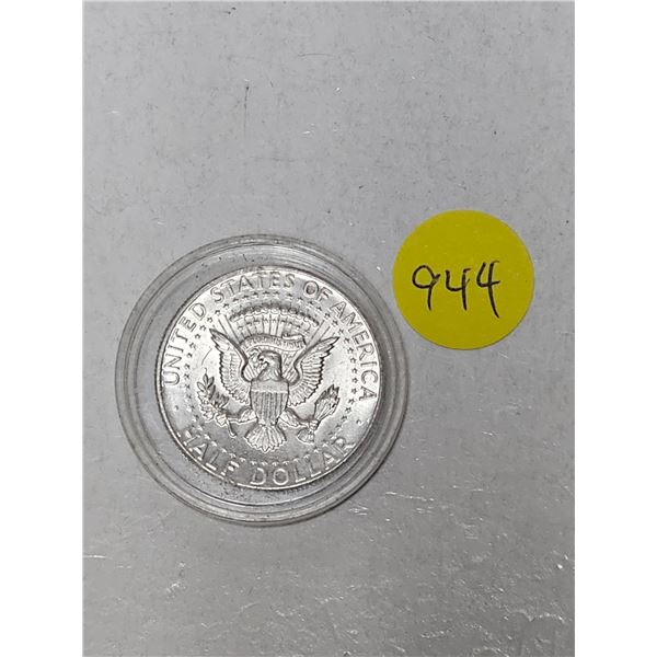 1964 Kennedy Half Dollar 90% Silver Coin - Unverified