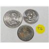 Image 1 : (3) Assorted Commemorative Medals: 1981 UK Royal Wedding, 1964 UK Shakespeare, 1953 Canada Coronatio