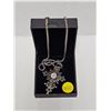 Image 1 : Silver Toned Cross Pendant Necklace