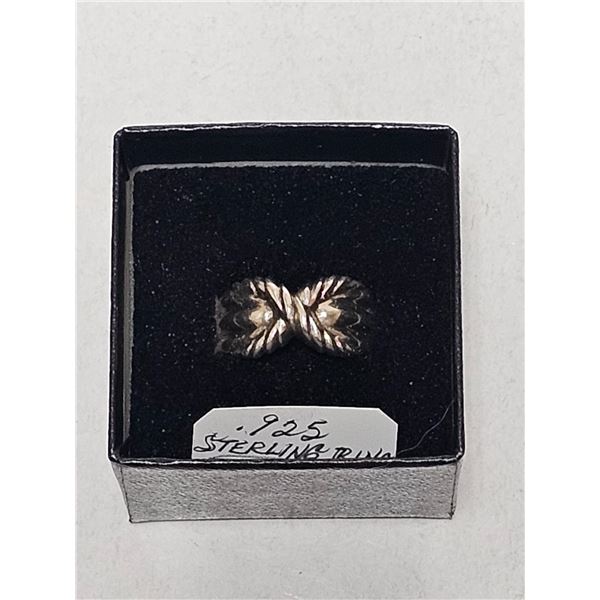 Size 6.5 Sterling Silver Ring Marked .925
