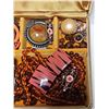 Image 3 : Vintage Costume Jewelry Box Lot with 1967 Canadian Centennial Penny Roll