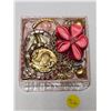 Image 1 : Box of Pink and Gold Coloured Costume Jewelry