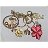 Image 2 : Box of Pink and Gold Coloured Costume Jewelry