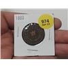 Image 1 : 1880 Newfoundland One Cent Coin.