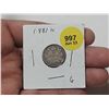Image 1 : 1881-H Canadian Silver 10 Cents.