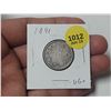 Image 1 : 1891 Canadian Silver 25 Cents.