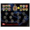 Image 1 : Canadian 2000 Millennium Quarter Set featuring twelve uncirculated 25-cent coins.