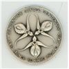 Image 2 : 1967 Canadian centennial medallion featuring the provincial flower of Prince Edward Island.