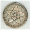Image 2 : 1967 Nova Scotia Centennial commemorative medal featuring a Mayflower flower design.