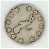 Image 3 : 1967 Nova Scotia Centennial commemorative medal featuring a Mayflower flower design.