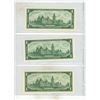 Image 2 : (3) 1967 Canada One Dollars. (Uncirculated)