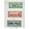 Image 2 : 1954 Canada One, Two and Five Dollars.
