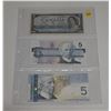 Image 1 : 1954 , 1986, 2006 Canada Five Dollars.