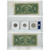 Image 2 : (2) 1967 Canada One Dollars, 1937 Canada Silver 25 Cents, Silver 10 Cents and Five Cents.