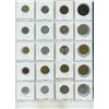 Image 2 : Binder of Foreign Currency Coins . (Total - 60 Coins)