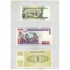 Image 2 : Binder of Foreign Currency Notes . (14 are New/Uncirculated) (Total 15 Notes)