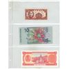 Image 5 : Binder of Foreign Currency Notes . (14 are New/Uncirculated) (Total 15 Notes)