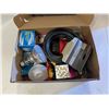 Image 1 : Box of Electrical Related Items (Bulbs, Flashlights, Halogen, and etc.)