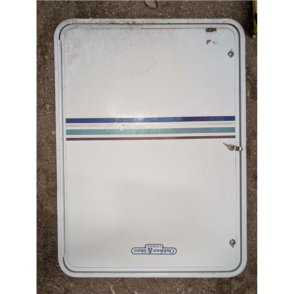 Trailer Storage Door w/ key 45.5x33"