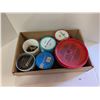 Image 1 : Box full of Nails, Bolts, Nuts , and etc. In Tobacco Tins