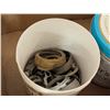 Image 3 : Box full of Nails, Bolts, Nuts , and etc. In Tobacco Tins