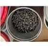 Image 5 : Box full of Nails, Bolts, Nuts , and etc. In Tobacco Tins