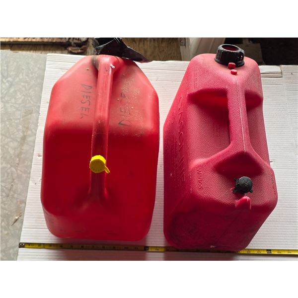 2 jerry cans