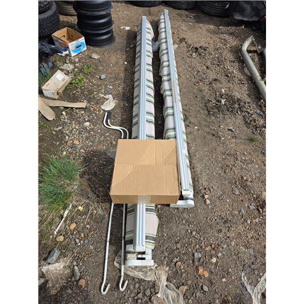 2 awnings with brackets- 10FT length