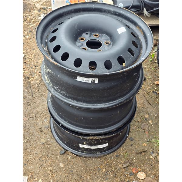 3 rims- 17" and 4.5" bolt to bolt pattern