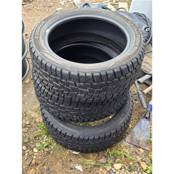 3  cooper tires- 215/50R17