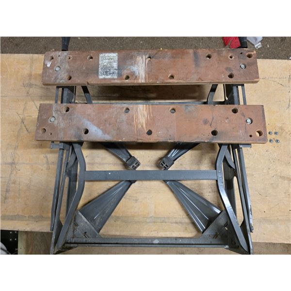Saw horse- foldable