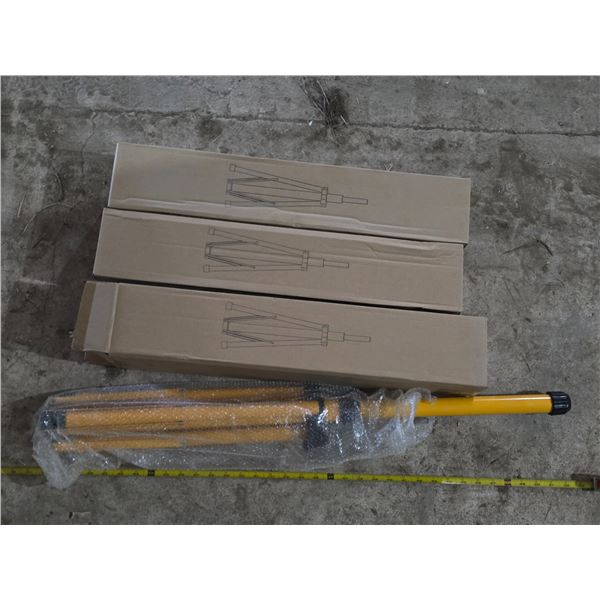 3 work light tripods- new