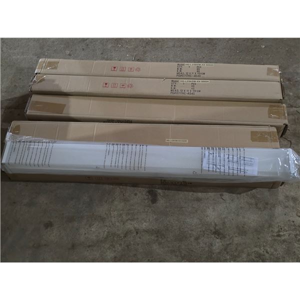 6 Led light fixtures- new