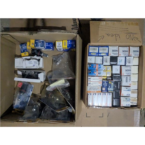 Automotive Bulbs- Mixed types- 2 boxes