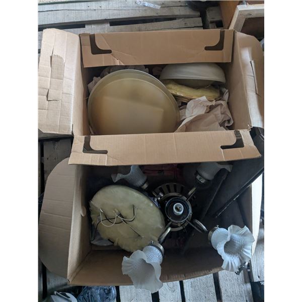 Assorted Light Fixtures- 2 boxes