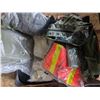 Image 1 : suitcase of work gear and tarps