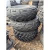 Image 2 : 3 atv wheels- tires on rims- 12"
