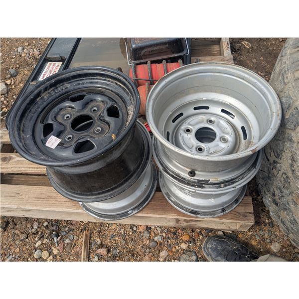 4 ATV rims- 12"x7.5" - 4 hole