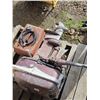 Image 2 : Vintage johnson 30hp  boat motor and boat gas can