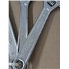 Image 5 : Four Crescent Wrenches (8 in – 200 mm, 8, 6, Full Drop).