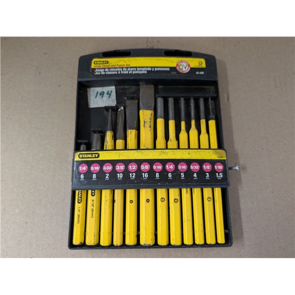 STANLEY Cold Chisel & Punch Set.